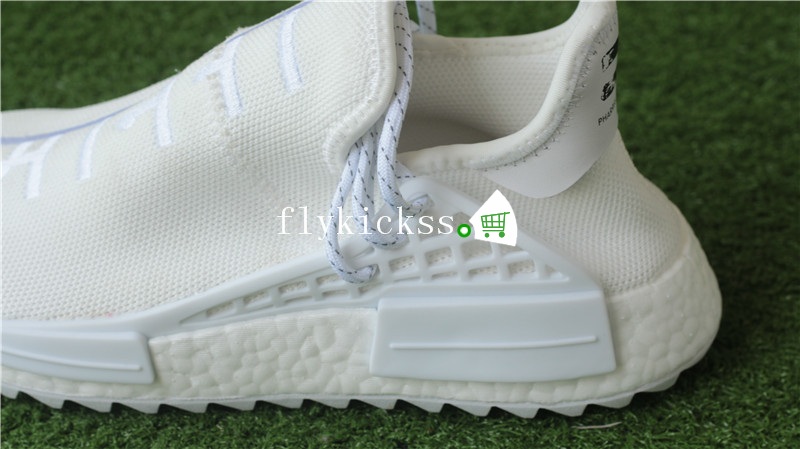 Pharrell Williams Adidas Human Race NMD Blank White Canvas